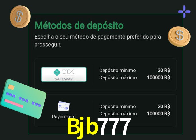 O cassino Bjb777 oferece uma grande variedade de métodos de pagamento